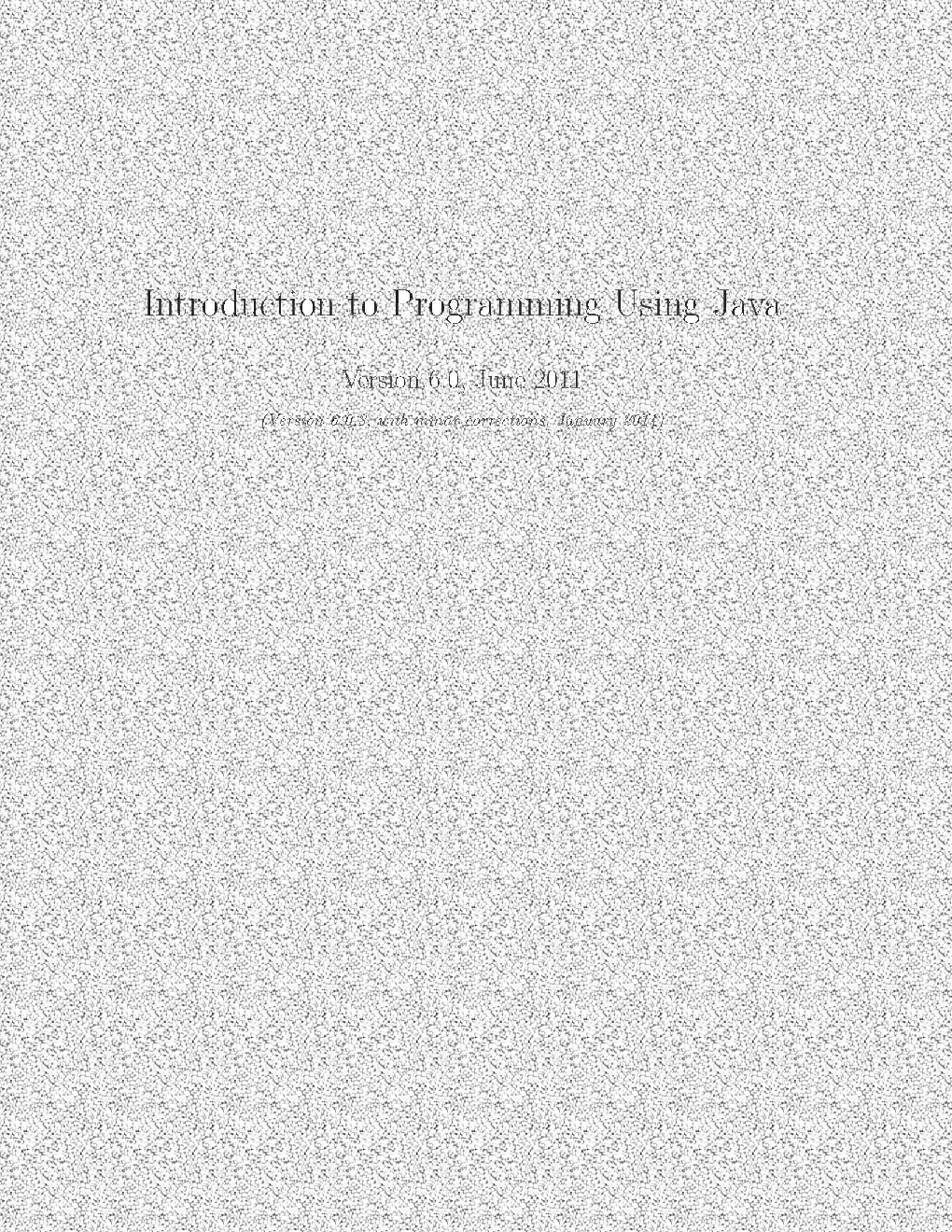 Download Free Introduction To Programming Using Java PDF Online