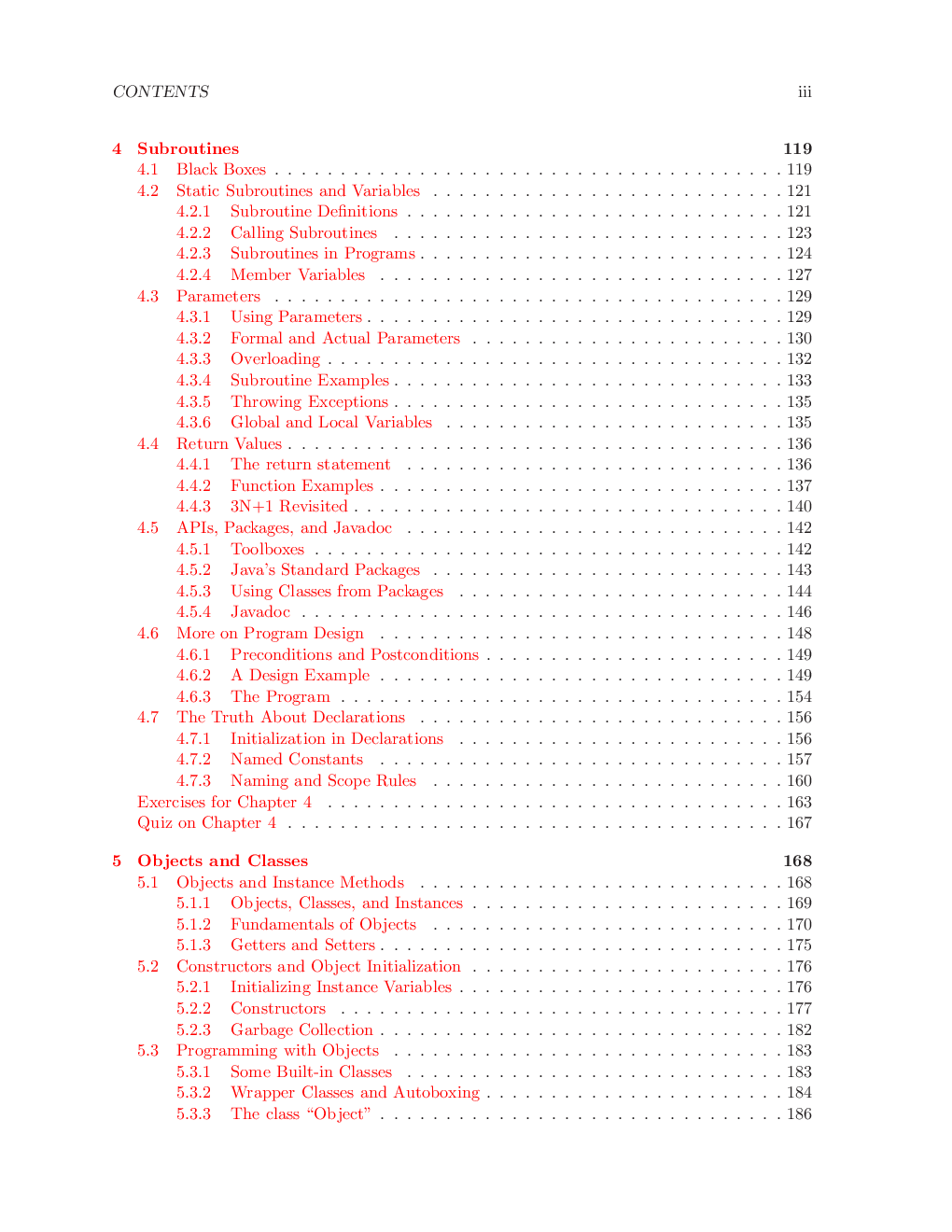 Introduction To Programming Using Java - Page 5