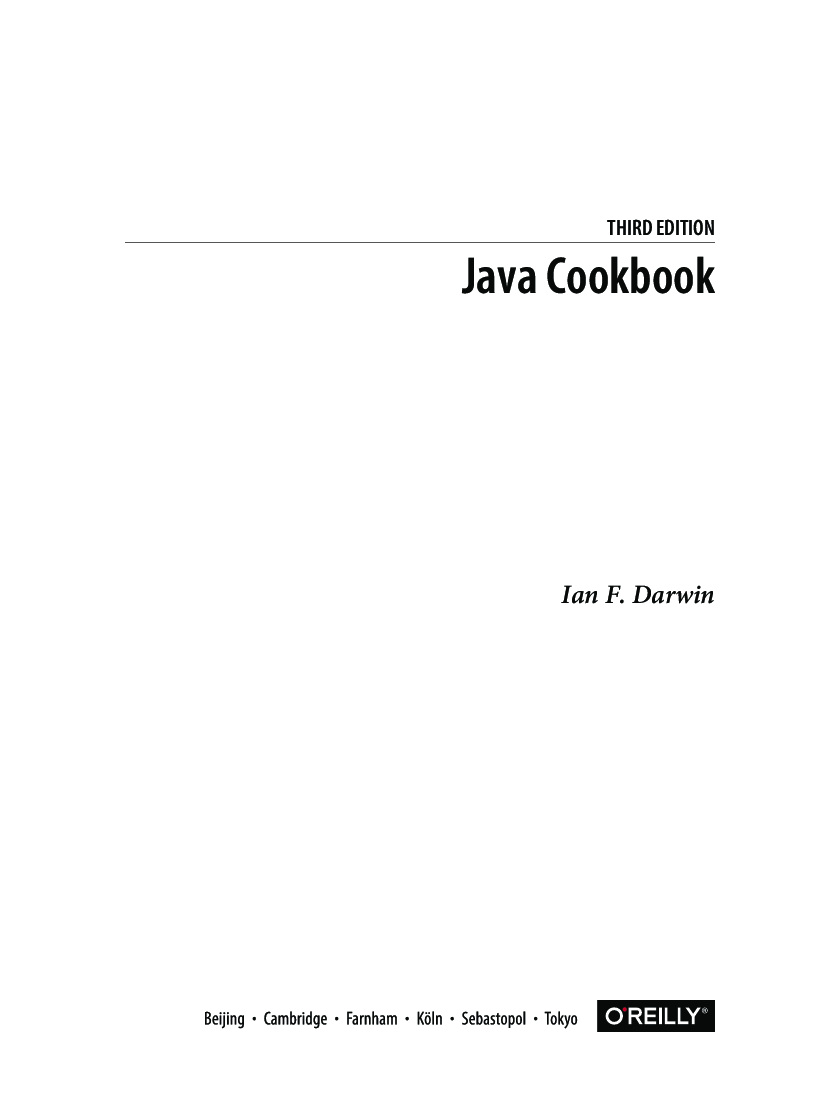 Java Cookbook - Page 3