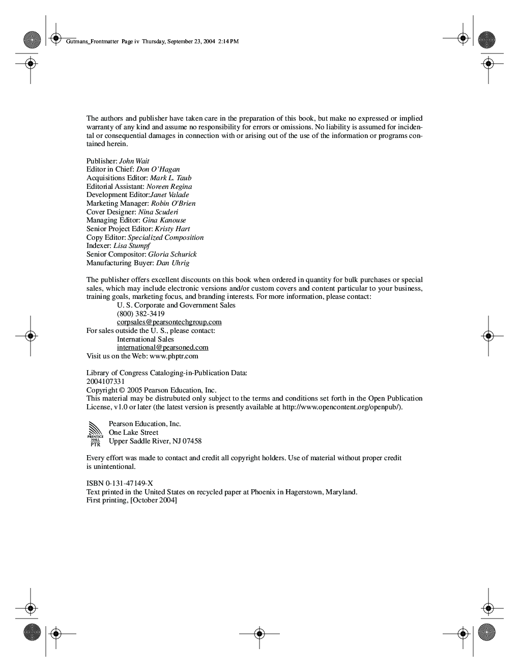 PHP 5 Power Programming - Page 5