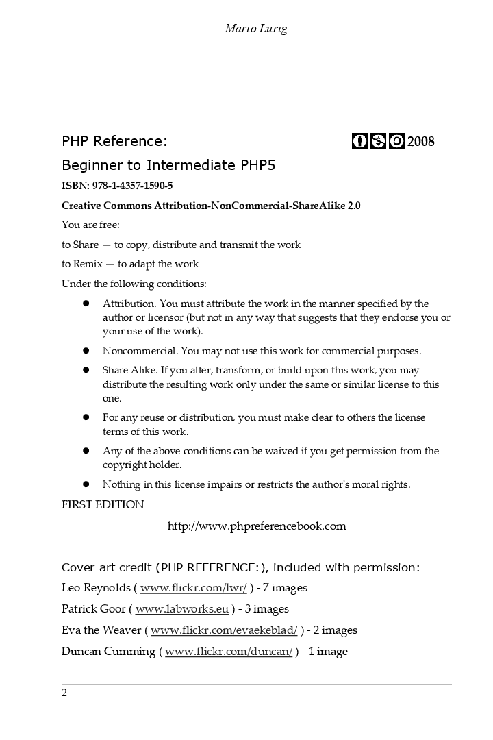 PHP Reference Begineer To Intermediate PHP5 - Page 3