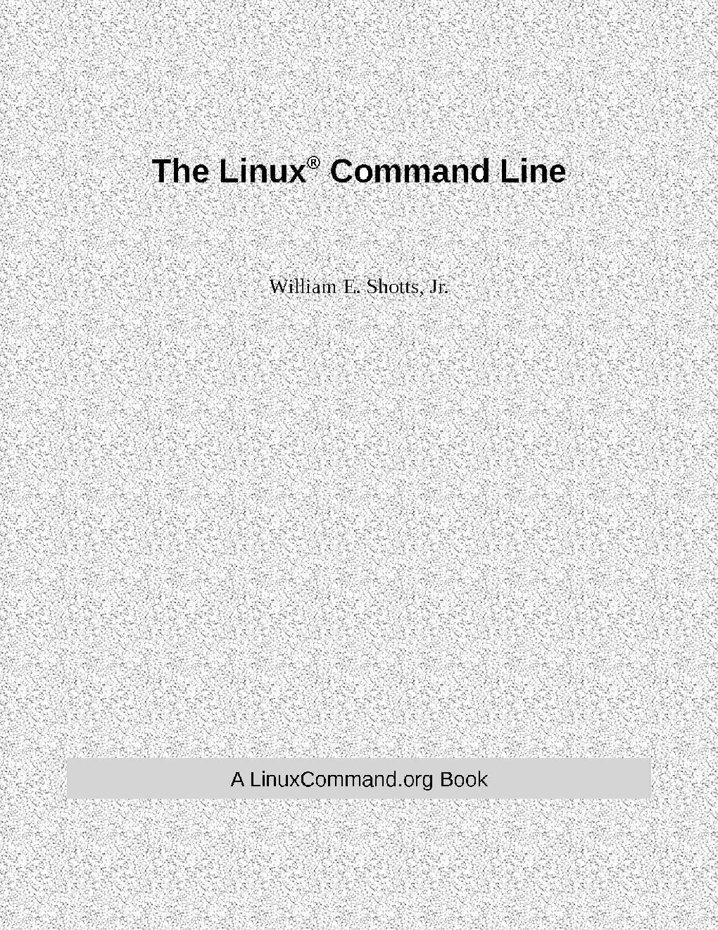 The Linux Command Line - Page 1