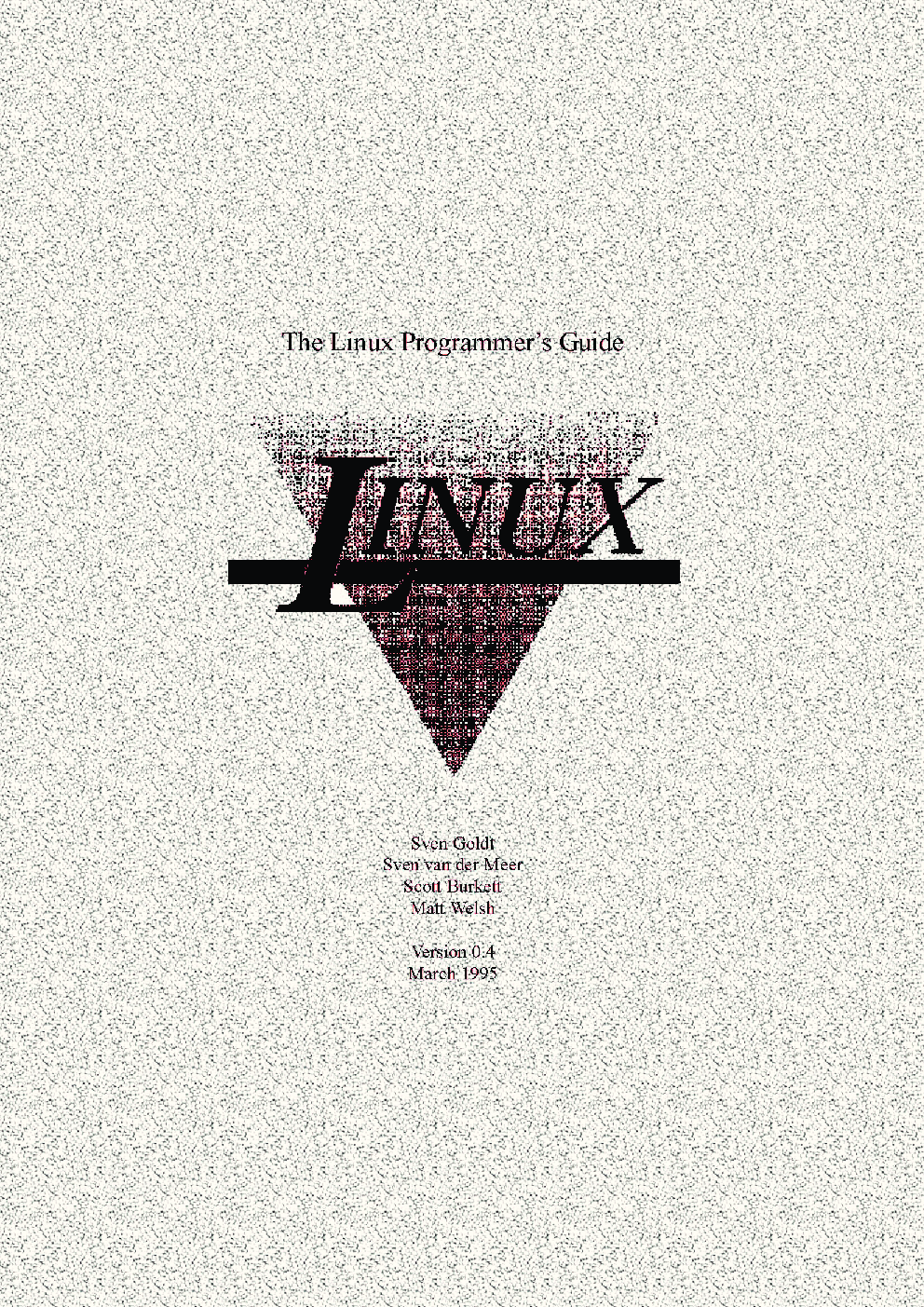 The Linux Programmers Guide - Page 1
