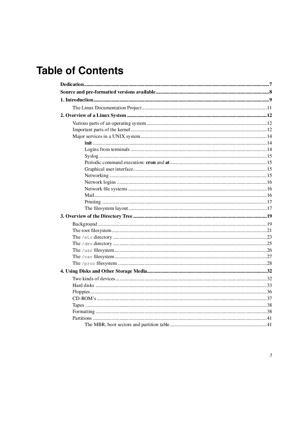 The Linux System Administrators Guide - Page 3