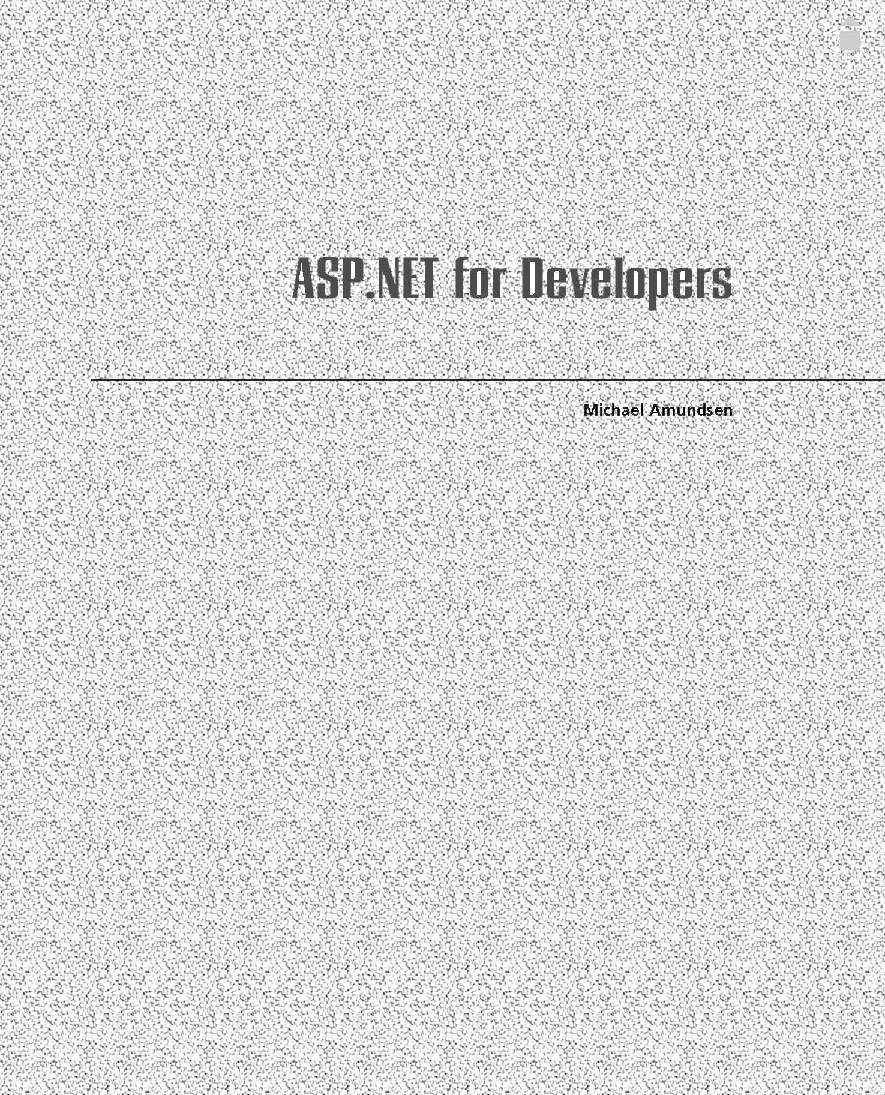 ASP Dot Net For Developers - Page 1