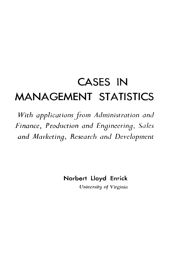 Cases In Management Statistics - Page 2