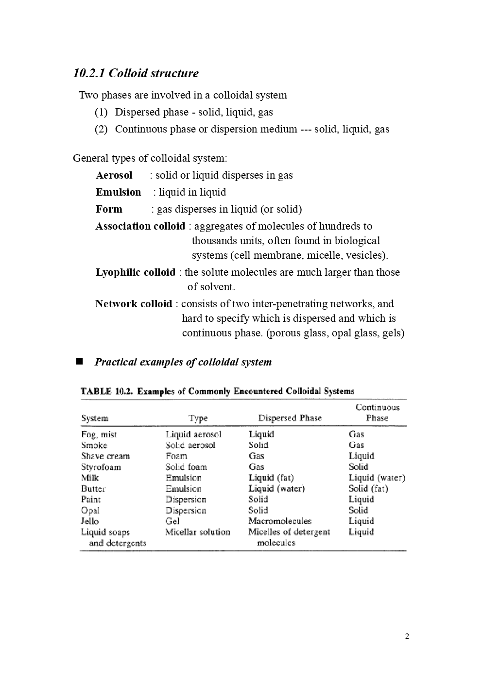 Colloids And Colloidal Stability (Chemical Science) Study Material For CSIR NET Exam - Page 3