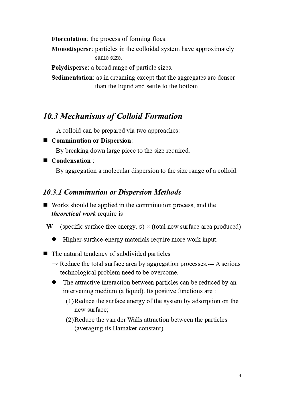 Colloids And Colloidal Stability (Chemical Science) Study Material For CSIR NET Exam - Page 5