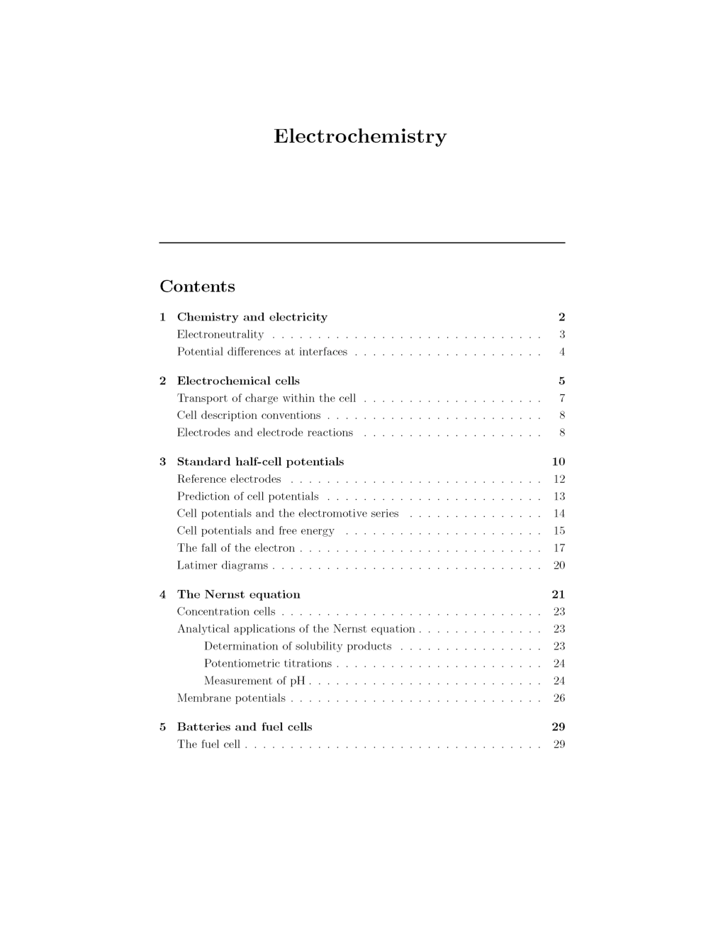 Electrochemistry (Chemical Science) Study Material For CSIR NET Exam - Page 2