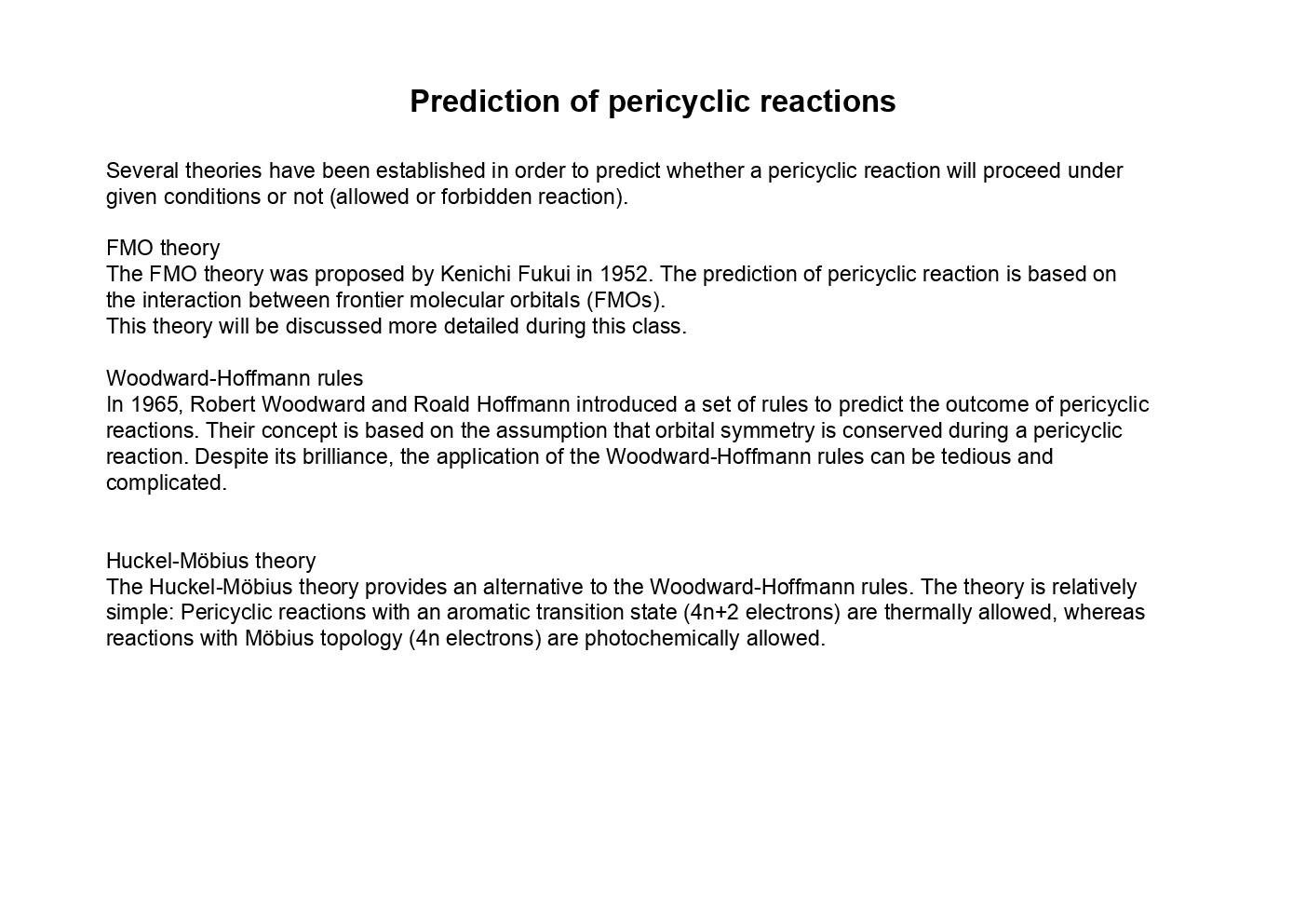Pericyclic Reactions (Chemical Science) Study Material For CSIR NET Exam - Page 3