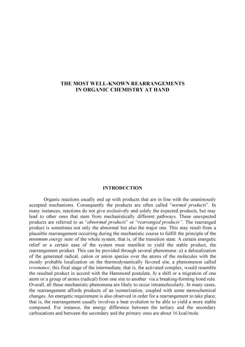 Transformations And Rearrangements (Chemical Science) Study Material For CSIR NET Exam - Page 2