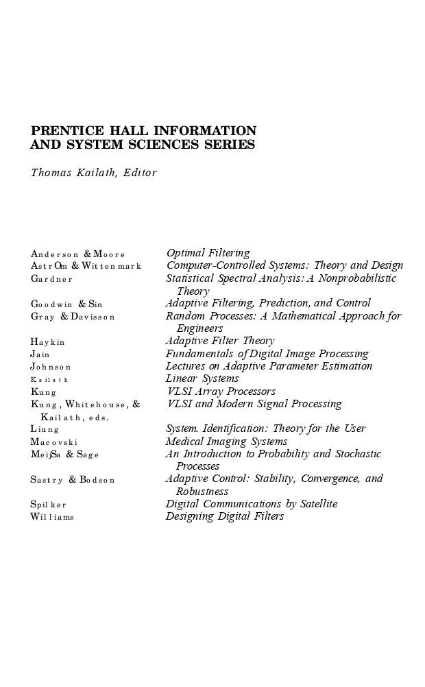 Adaptive Control Stability Convergence And Robustness - Page 3