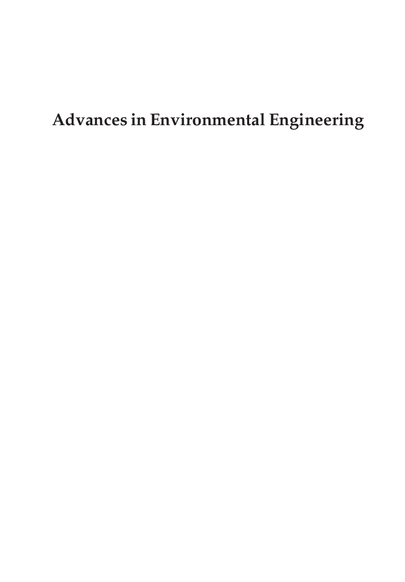 Advances In Environmental Engineering - Page 2
