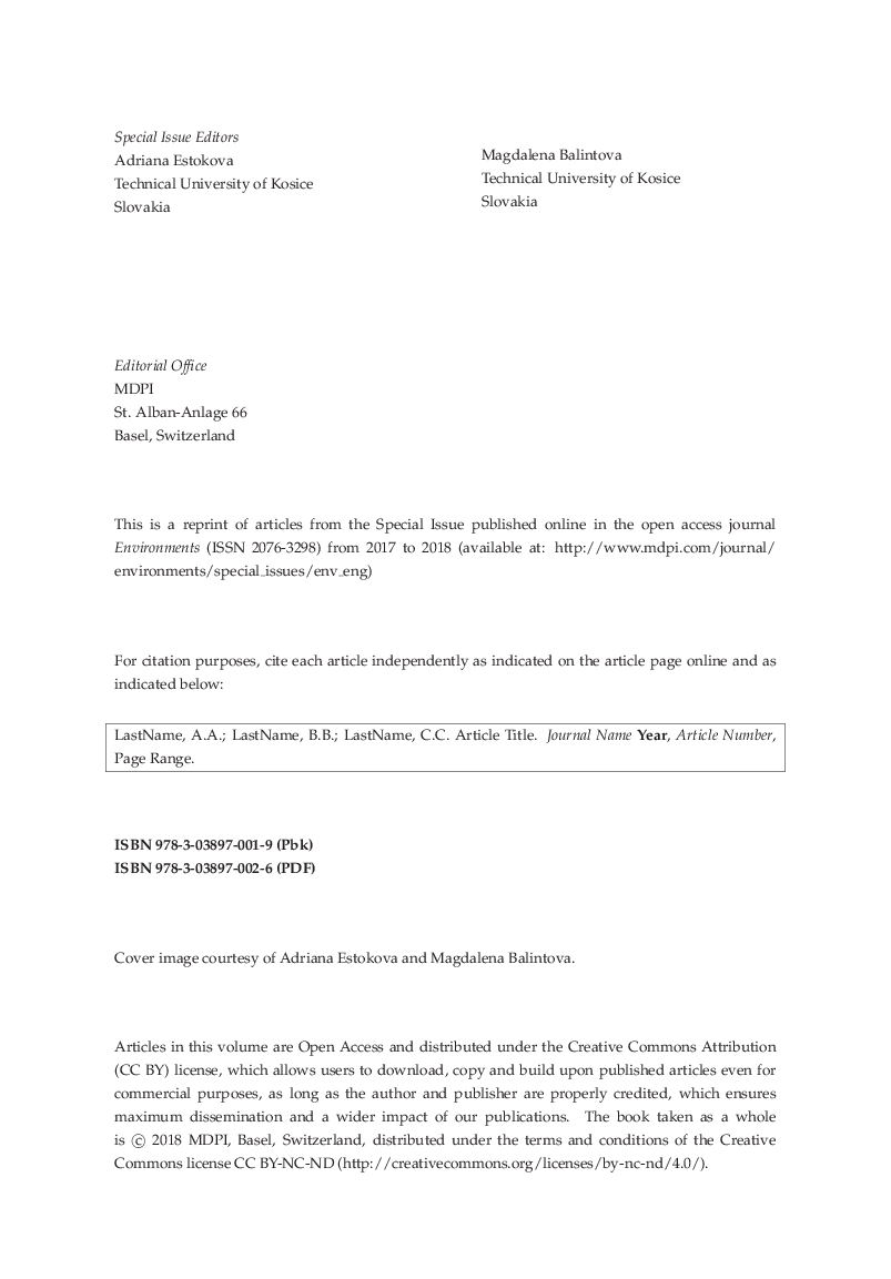 Advances In Environmental Engineering - Page 5