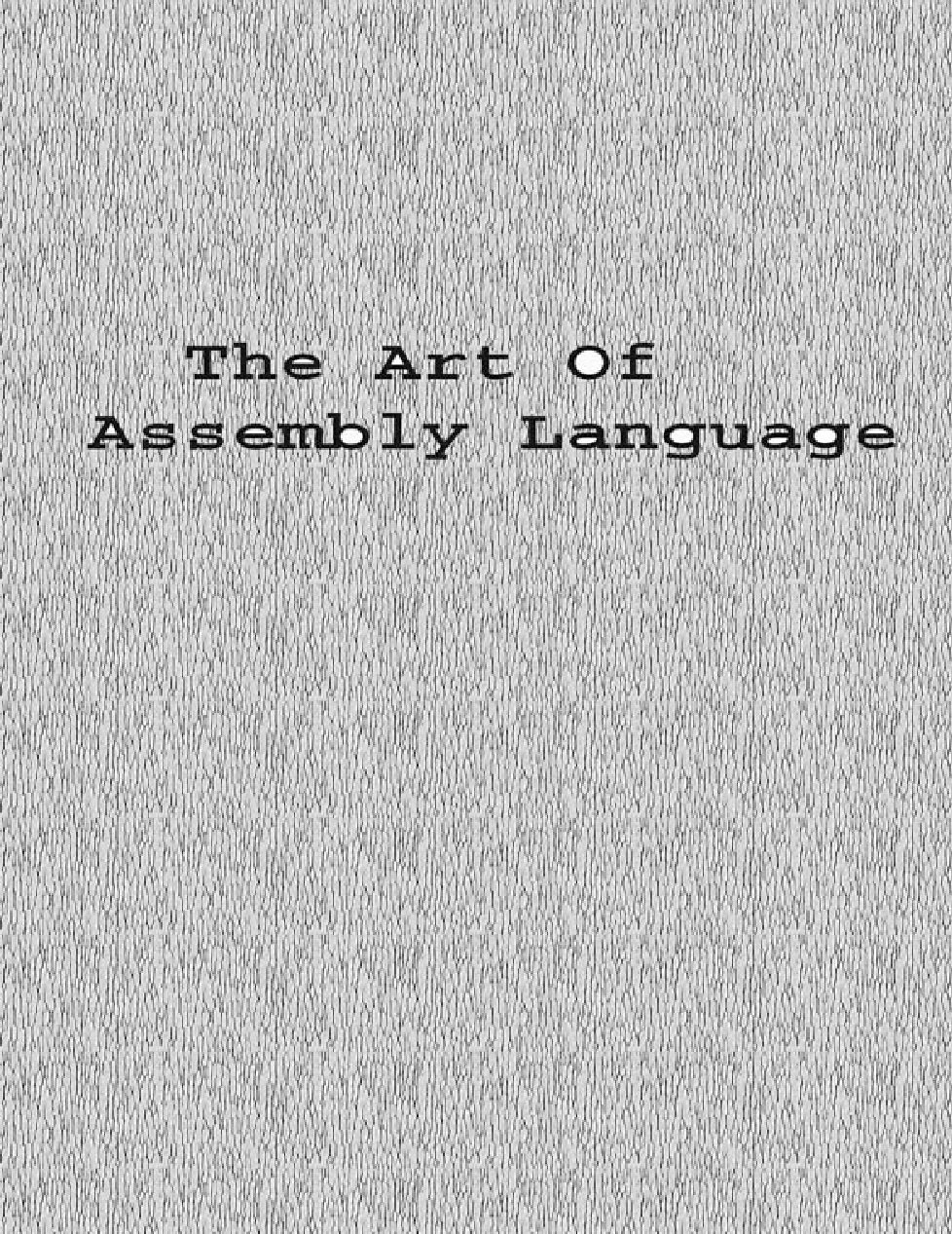 The Art Of Assembly Language - Page 1