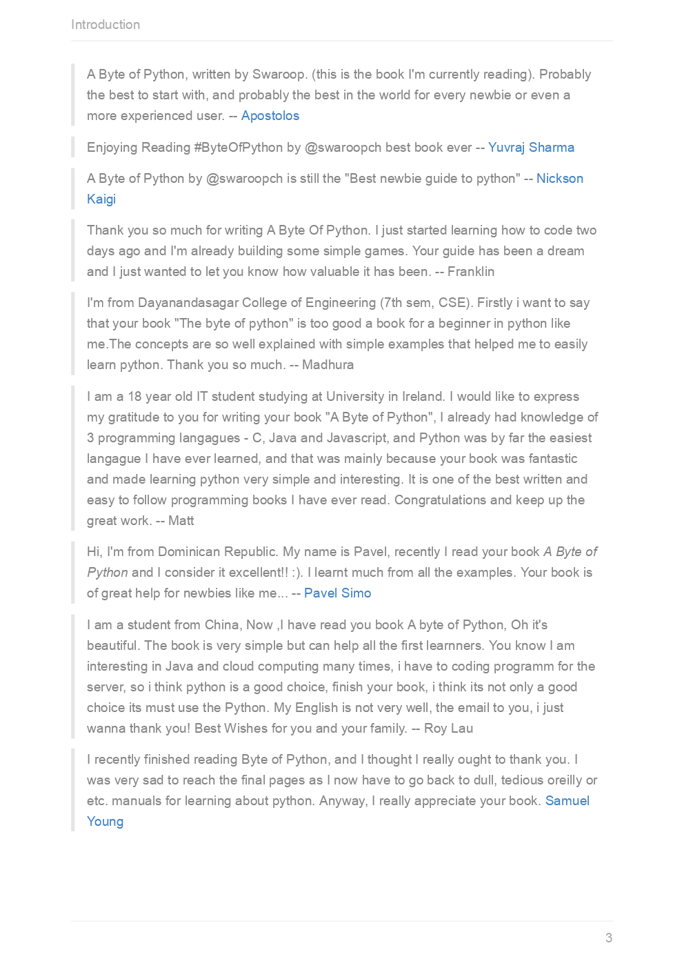 A Byte Of Python - Page 4