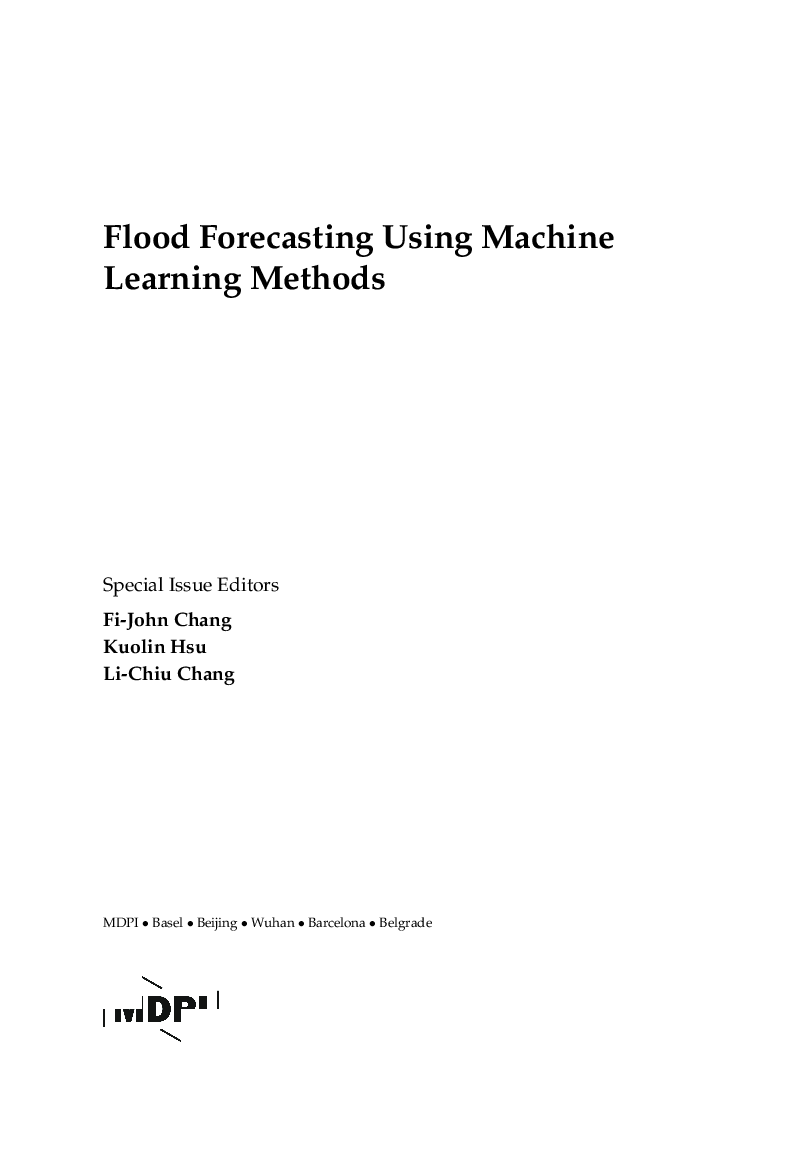 Flood Forecasting Using Machine Learning Methods - Page 4