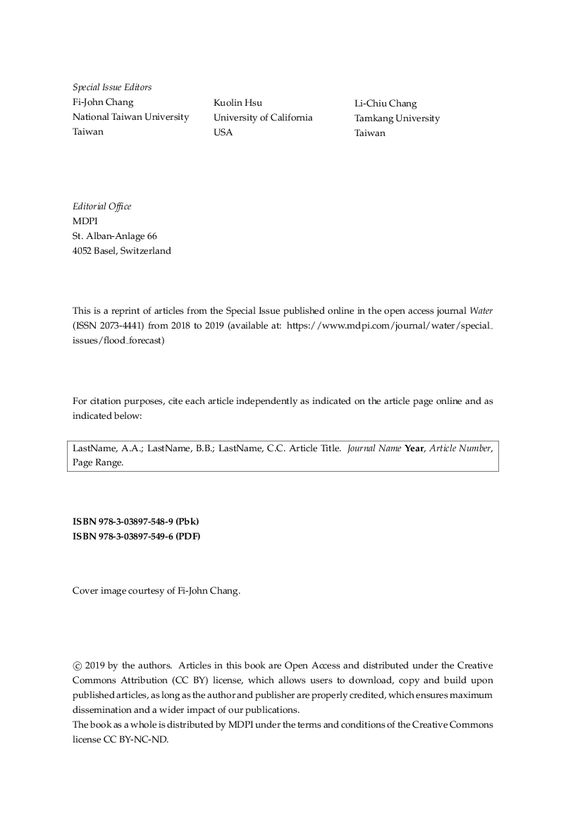 Flood Forecasting Using Machine Learning Methods - Page 5
