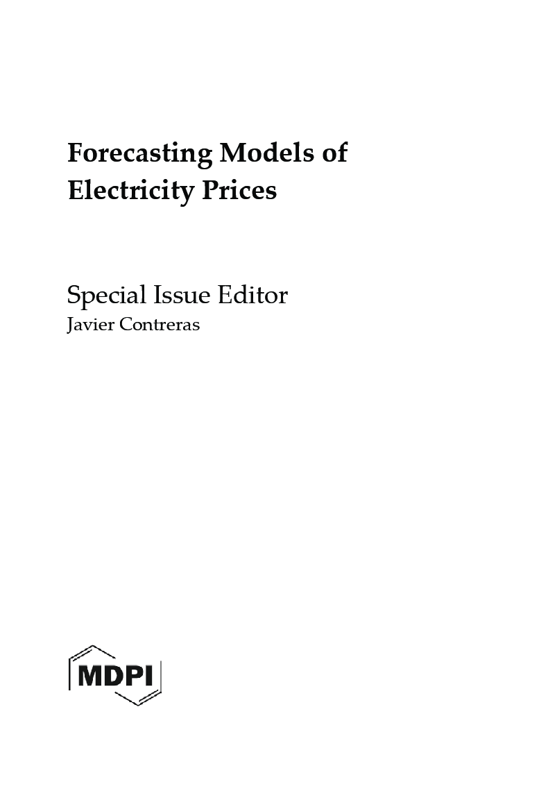 Forecasting Models Of Electricity Prices - Page 2