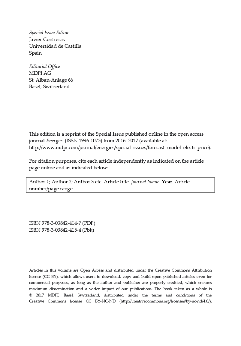 Forecasting Models Of Electricity Prices - Page 3