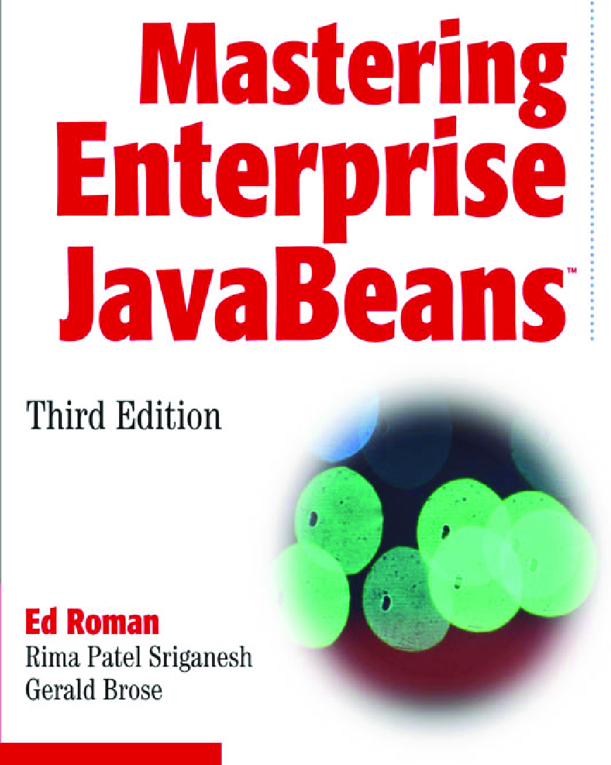 Mastering Enterprise Java Beans Third Edition - Page 1