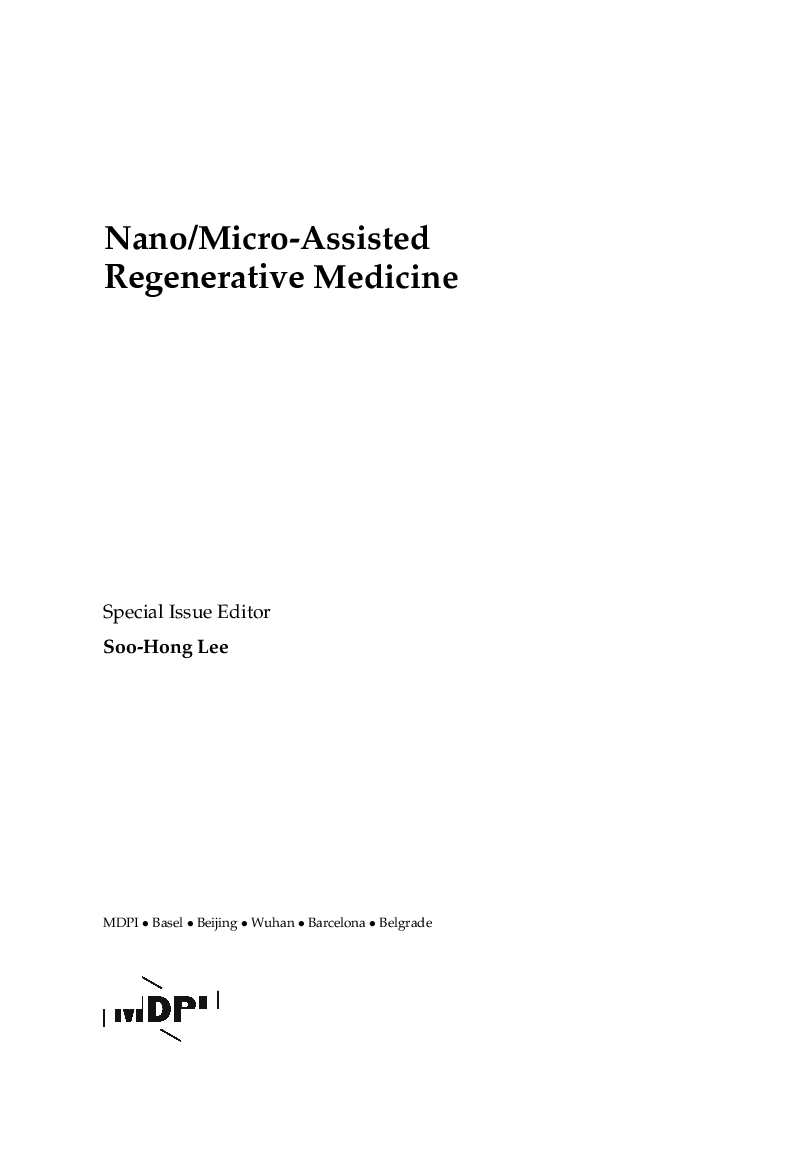 Nano Micro Assisted Regenerative Medicine - Page 4