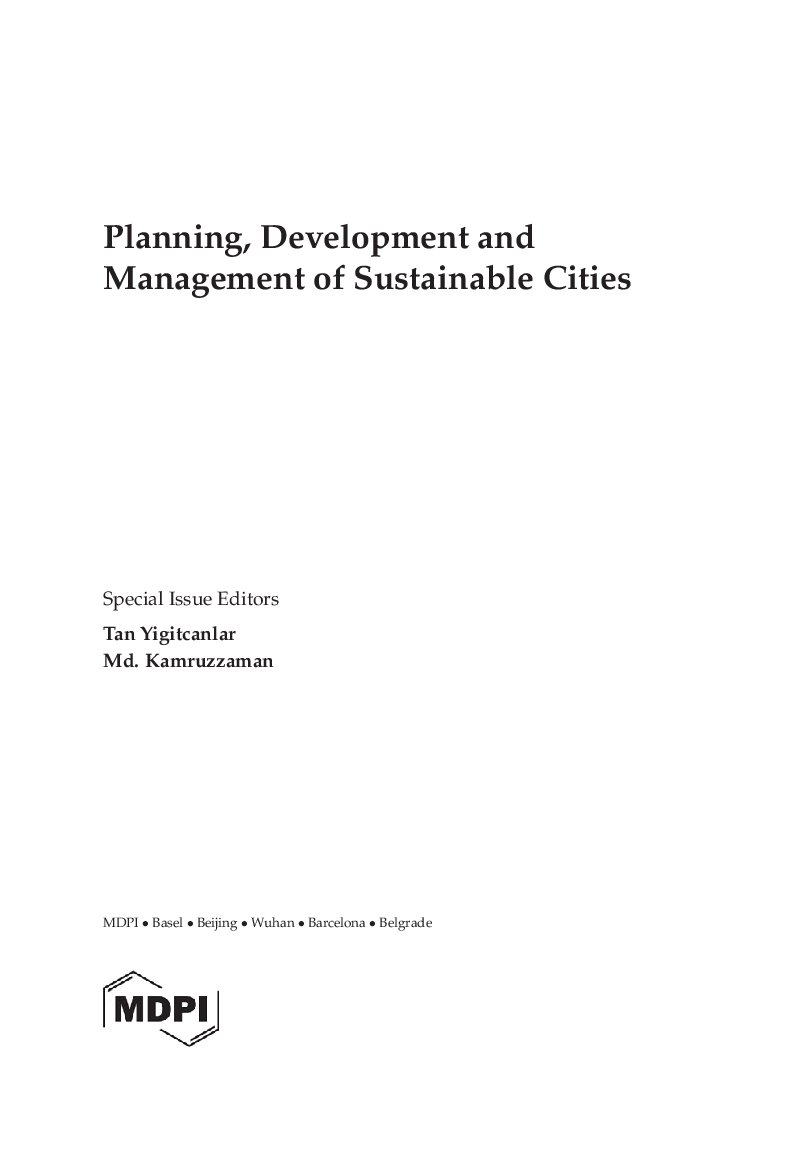 Planning Development And Management Of Sustainable Cities - Page 4