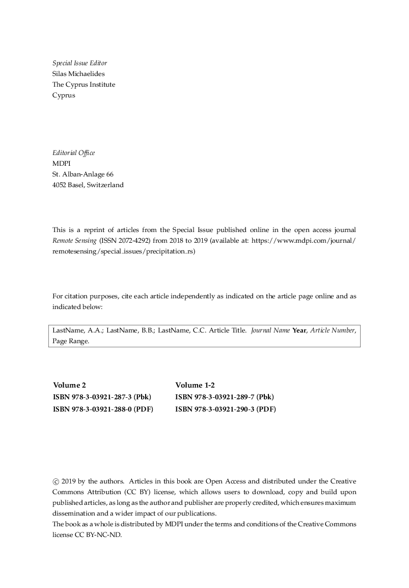 Remote Sensing Of Precipitation - Page 5