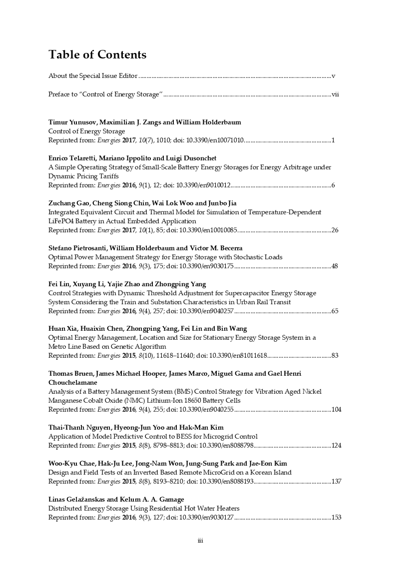 Control Of Energy Storage - Page 2