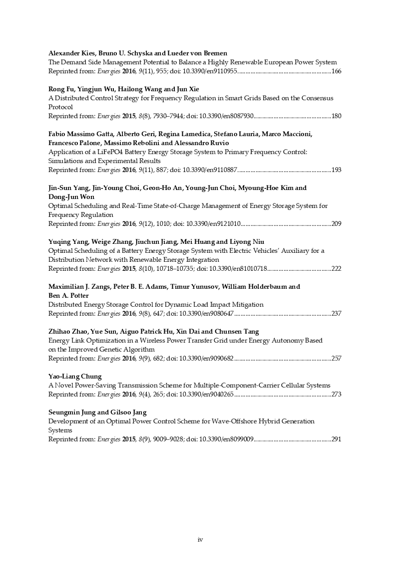 Control Of Energy Storage - Page 3