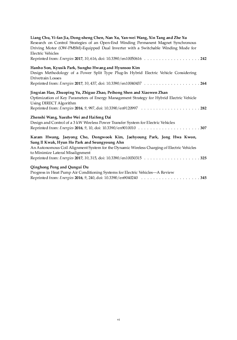 Emerging Technologies For Electric And Hybrid Vehicles Vol I - Page 5