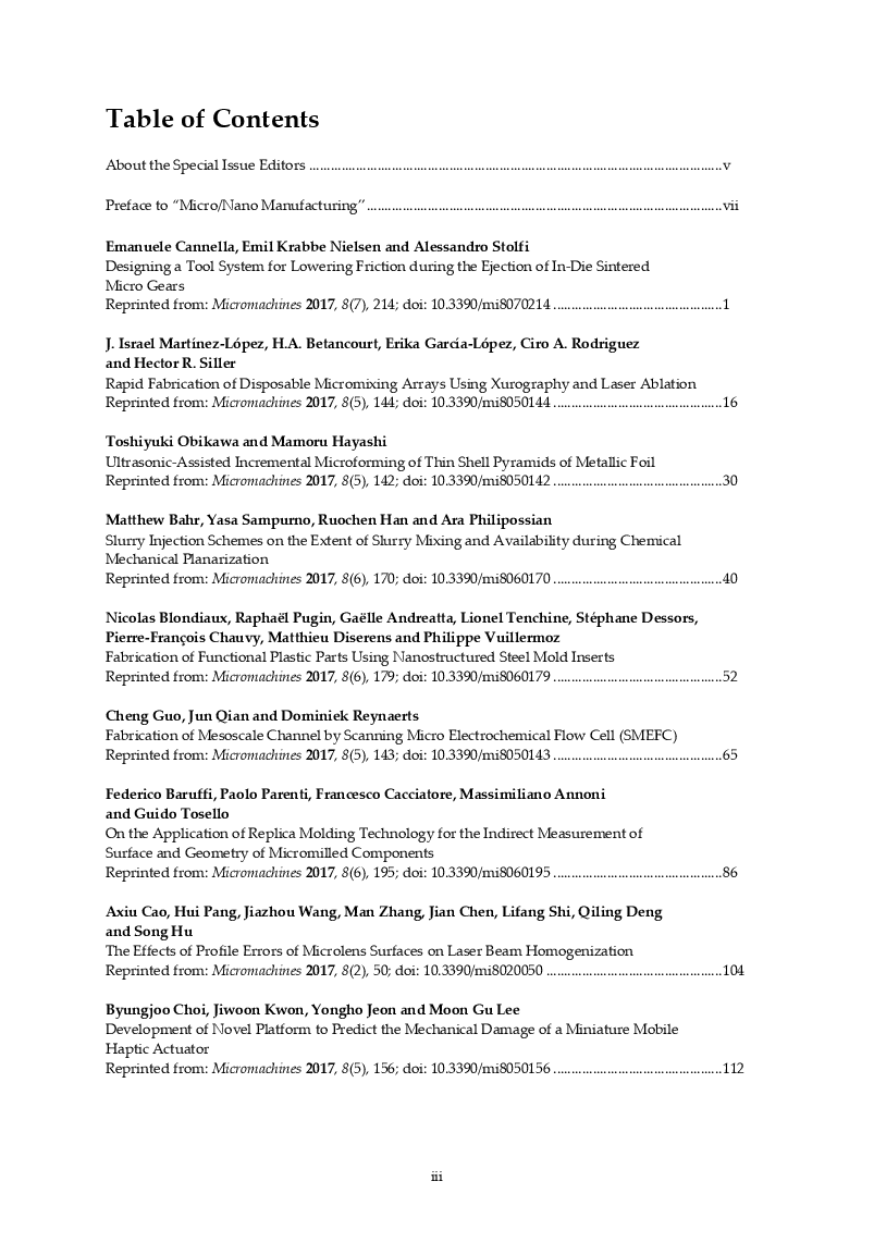 Micro Nano Manufacturing - Page 2