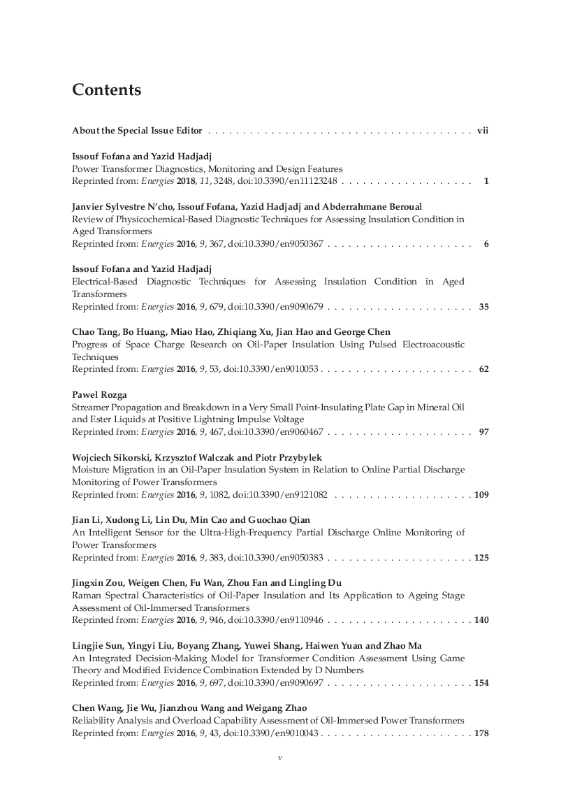 Power Transformer Diagnostics, Monitoring And Design Features - Page 4