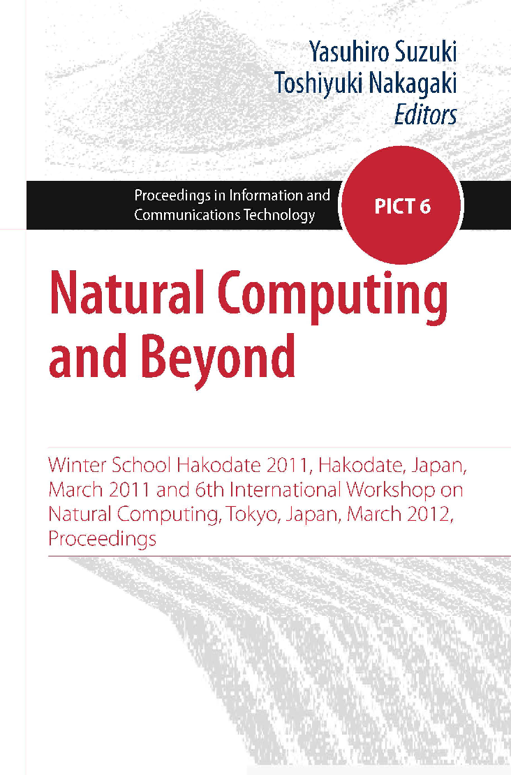 Natural Computing And Beyond - Page 1