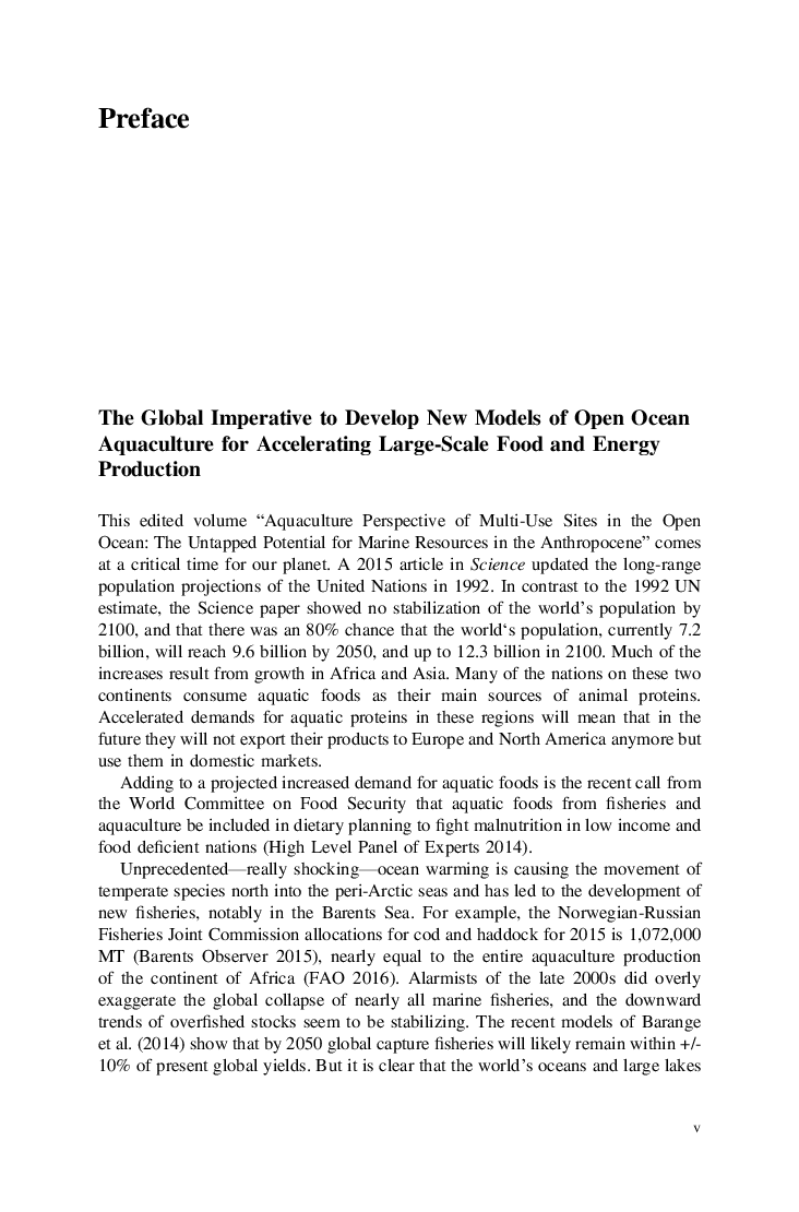 Aquaculture Perspective Of Multi-use Sites In The Open Ocean - Page 3