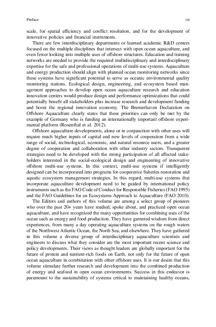 Aquaculture Perspective Of Multi-use Sites In The Open Ocean - Page 5