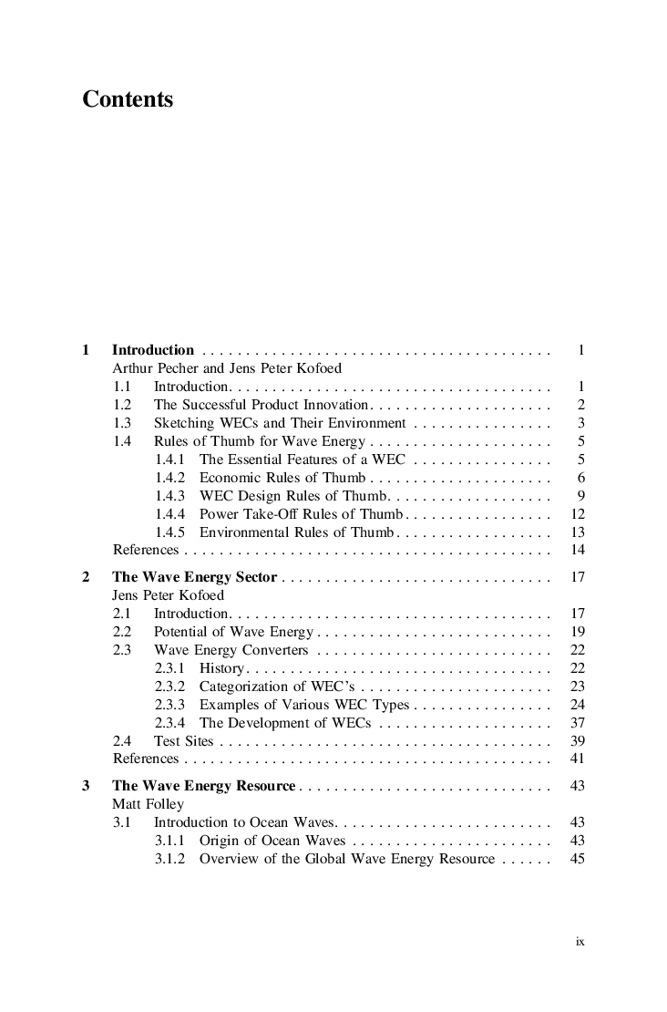 Handbook Of Ocean Wave Energy - Page 5
