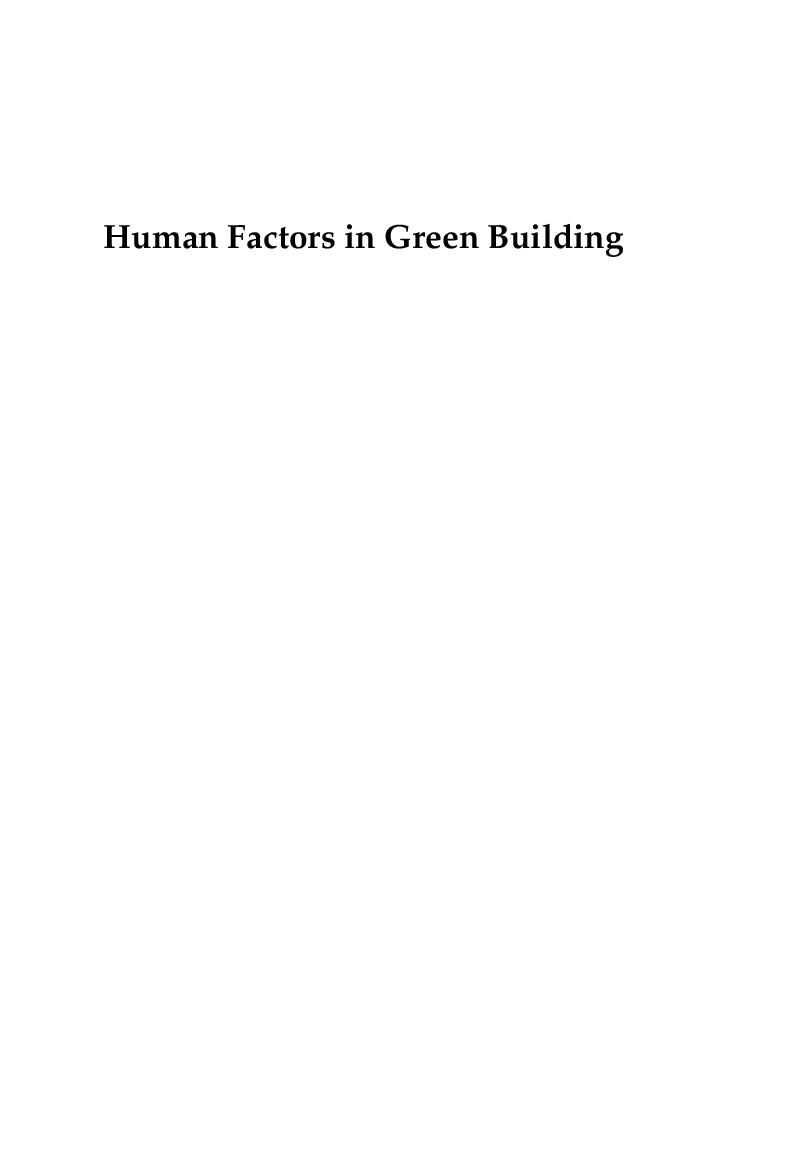 Human Factors In Green Building - Page 2