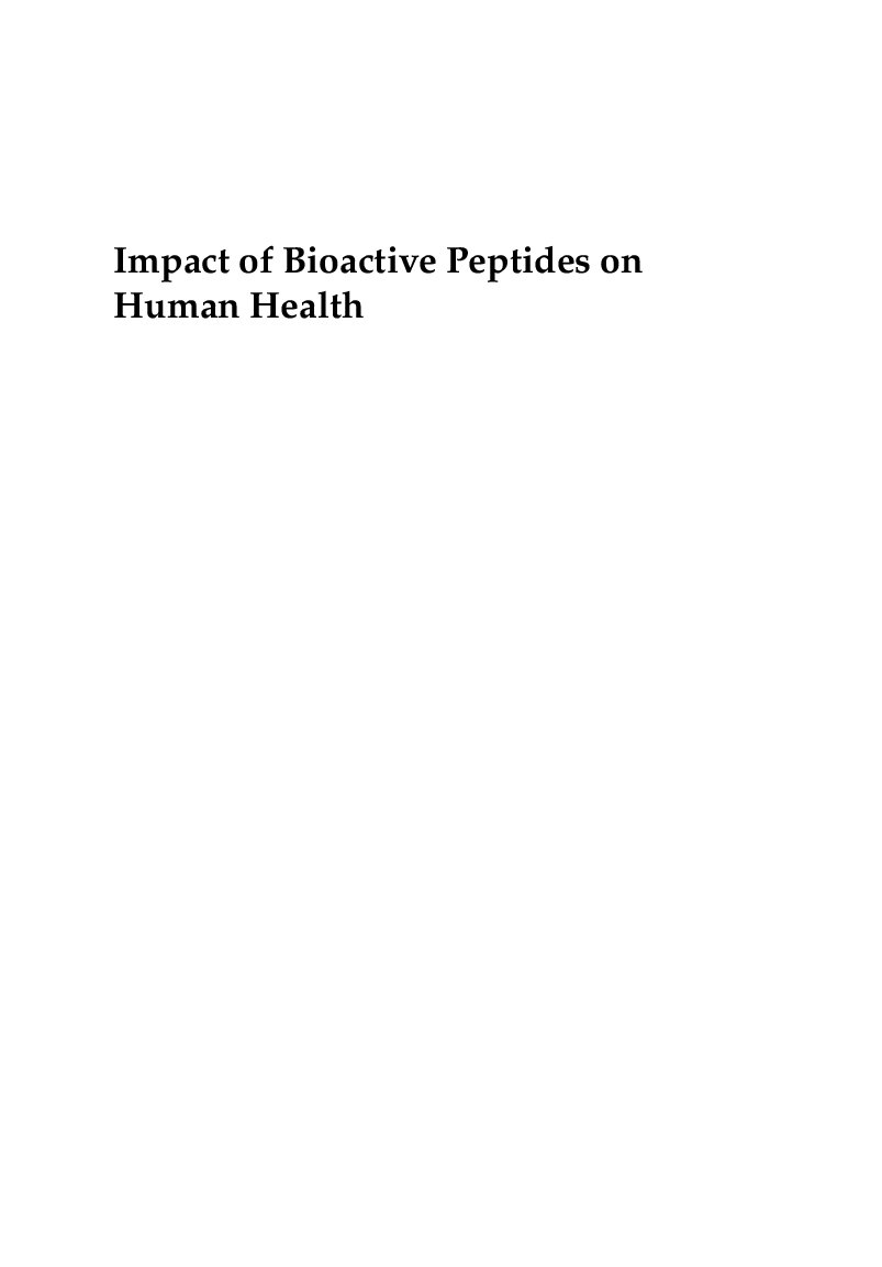 Impact Of Bioactive Peptides On Human Health - Page 2