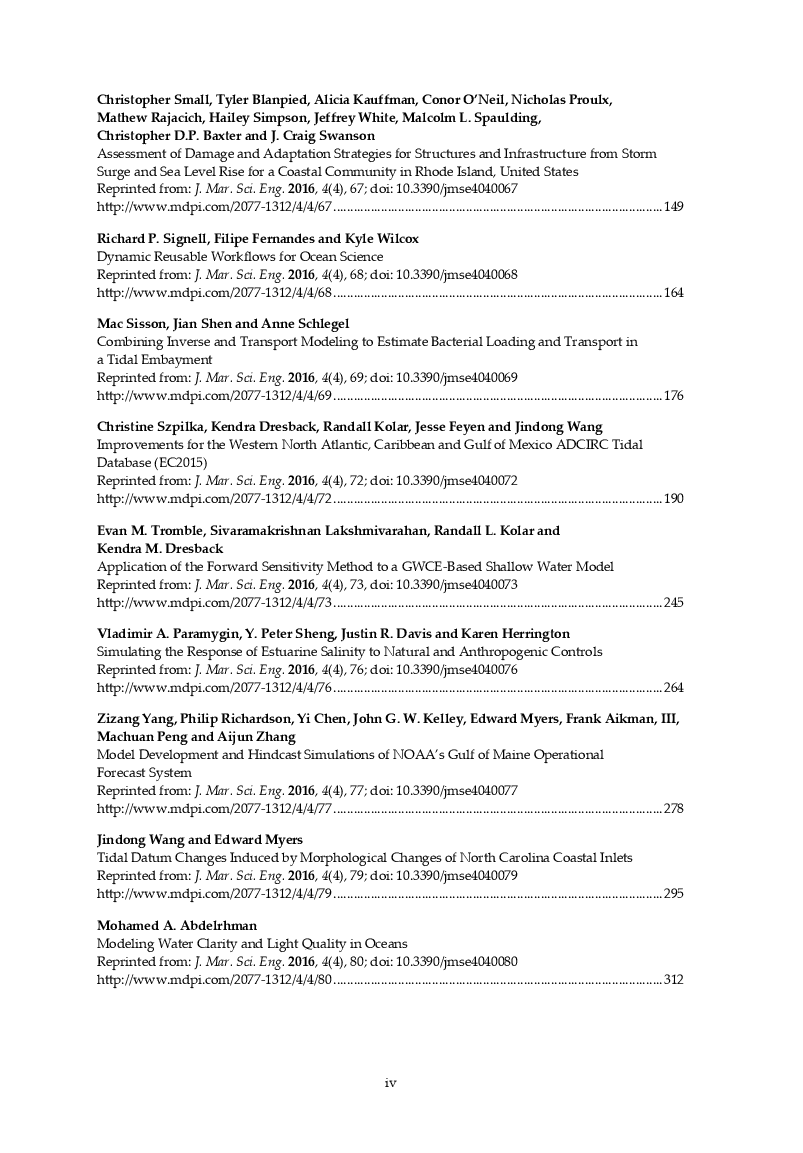 Selected Papers From The 14Th Estuarine And Coastal Modeling Conference - Page 3