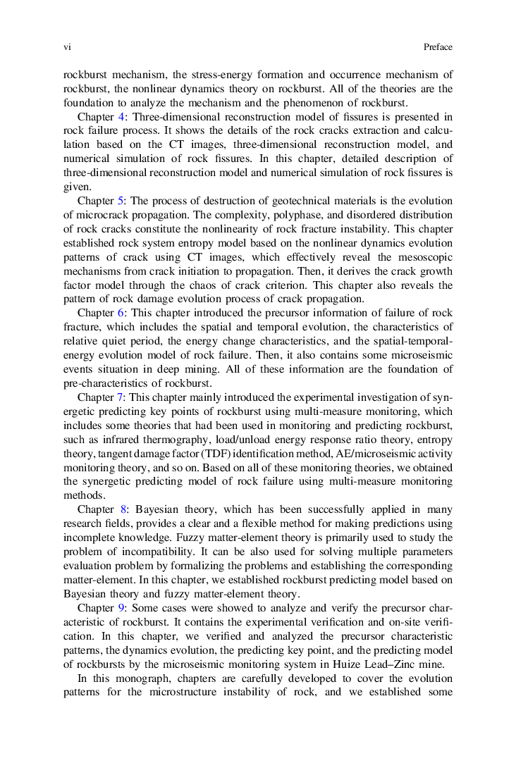 Evolution, Monitoring And Predicting Models Of Rockburst - Page 4