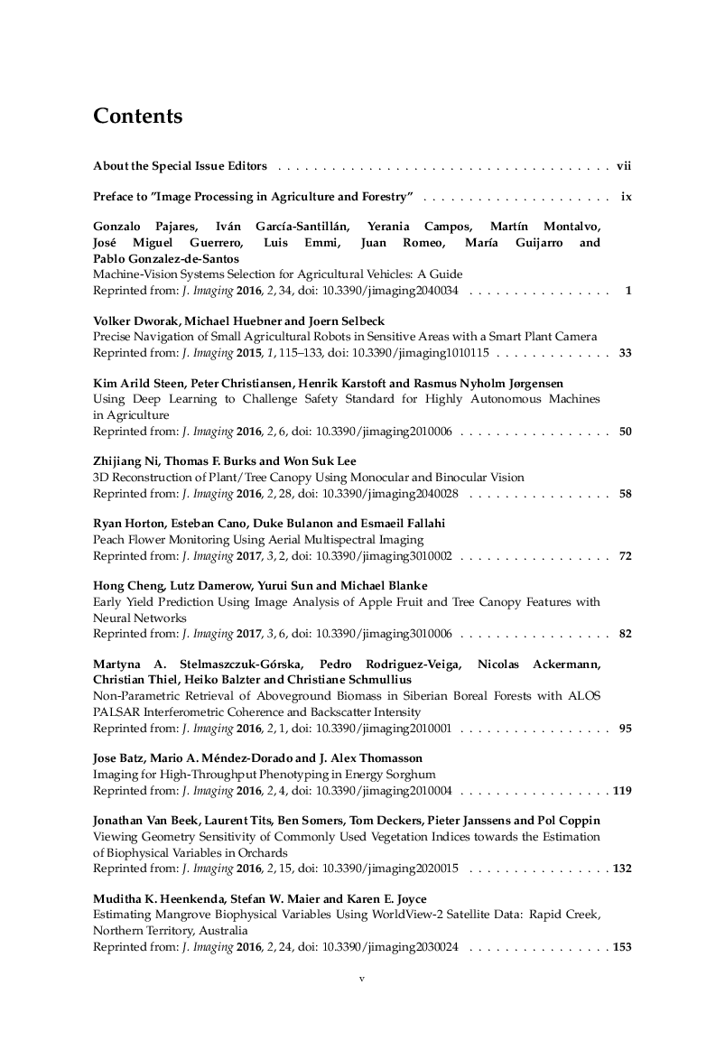 Image Processing In Agriculture And Forestry - Page 4