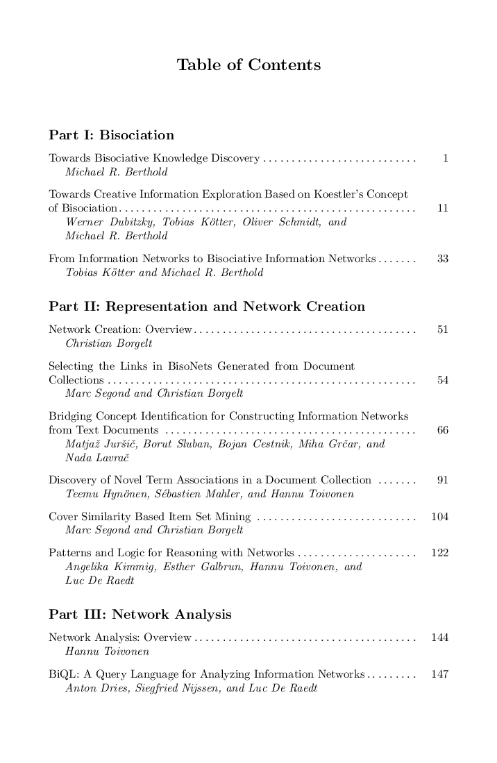 Bisociative Knowledge Discovery - Page 4