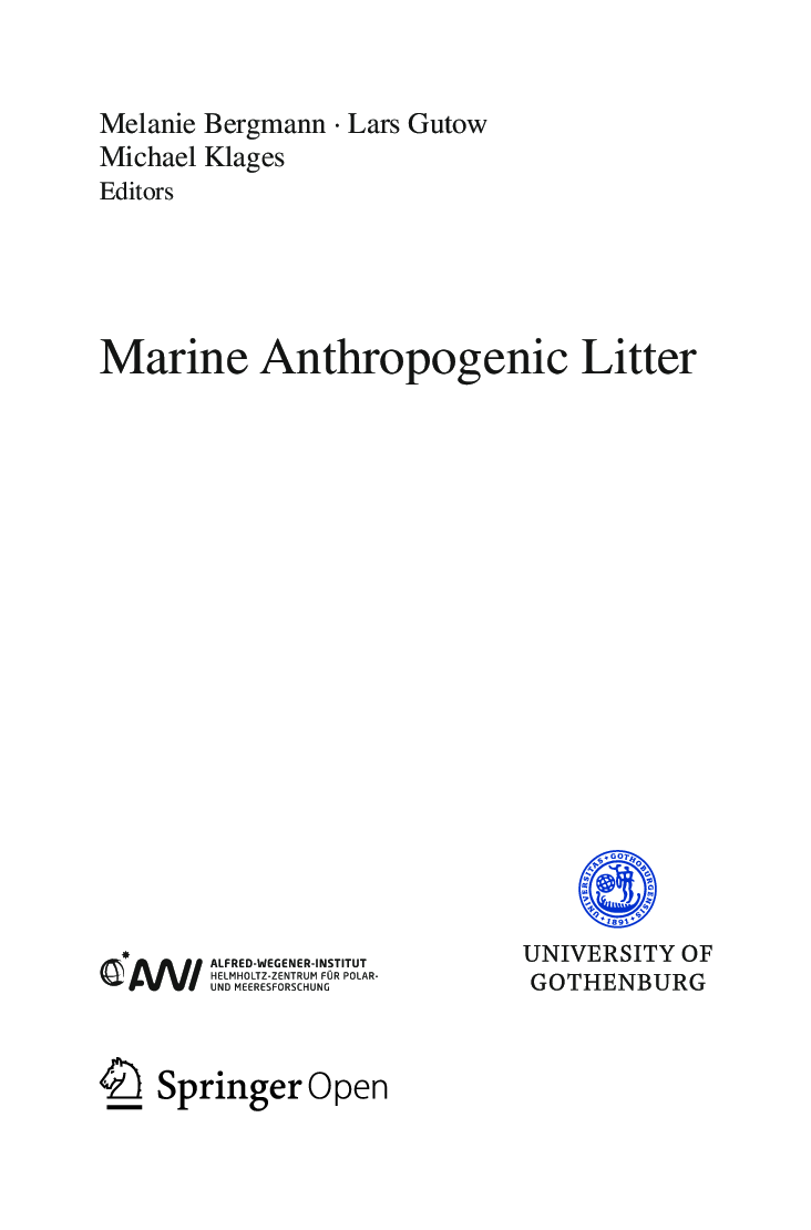 Marine Anthropogenic Litter - Page 3