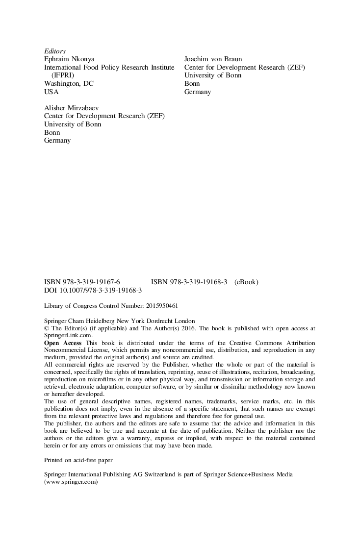 Economics Of Land Degradation And Improvement - Page 4