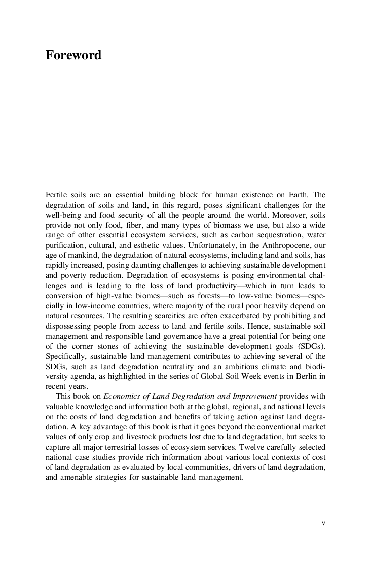Economics Of Land Degradation And Improvement - Page 5