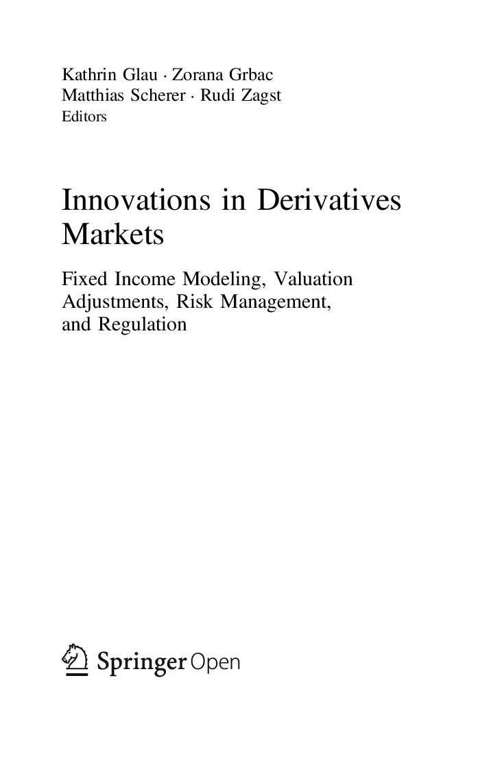 Innovations In Derivatives Markets - Page 4