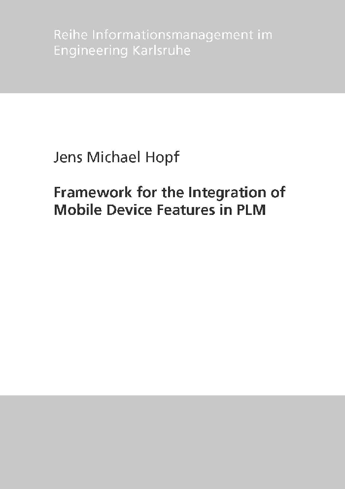 Framework For The Integration Of Mobile Device Features In PLM - Page 1