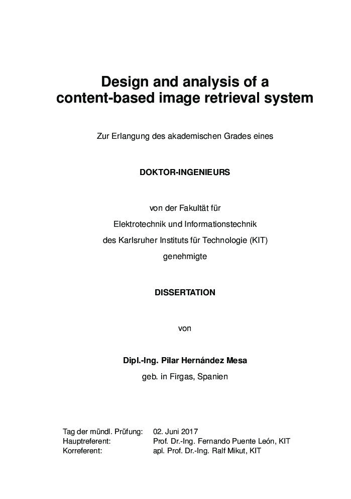 Design And Analysis Of A Content-based Image Retrieval System - Page 4