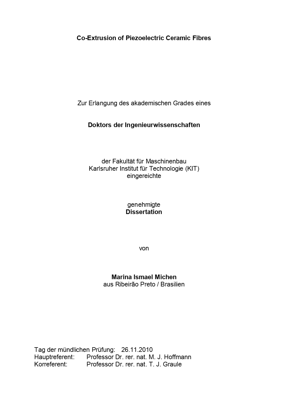Co-Extrusion Of Piezoelectric Ceramic Fibres - Page 4